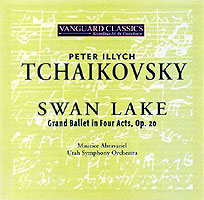 Maurice Abravanel conducts Swan Lake (Vanguard LP cover)