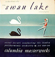 Antal Dorati conducts Swan Lake excerpts (Columbia 78 album cover)