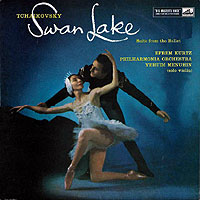 Efrem Kurtz conducts Swan Lake excerpts (Capitol LP cover)