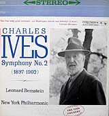 Bernstein Conducts Ives - Columbia LP cover