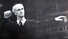 Wilhelm Furtwangler conducting