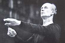 Wilhelm Furtwangler conducting